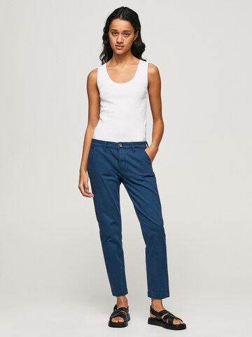 Pepe Jeans Regular Chinohose 'MAURA' in Blau