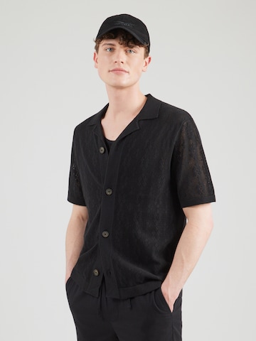 Only & Sons - Cárdigan 'ONSKEN' en negro: frente