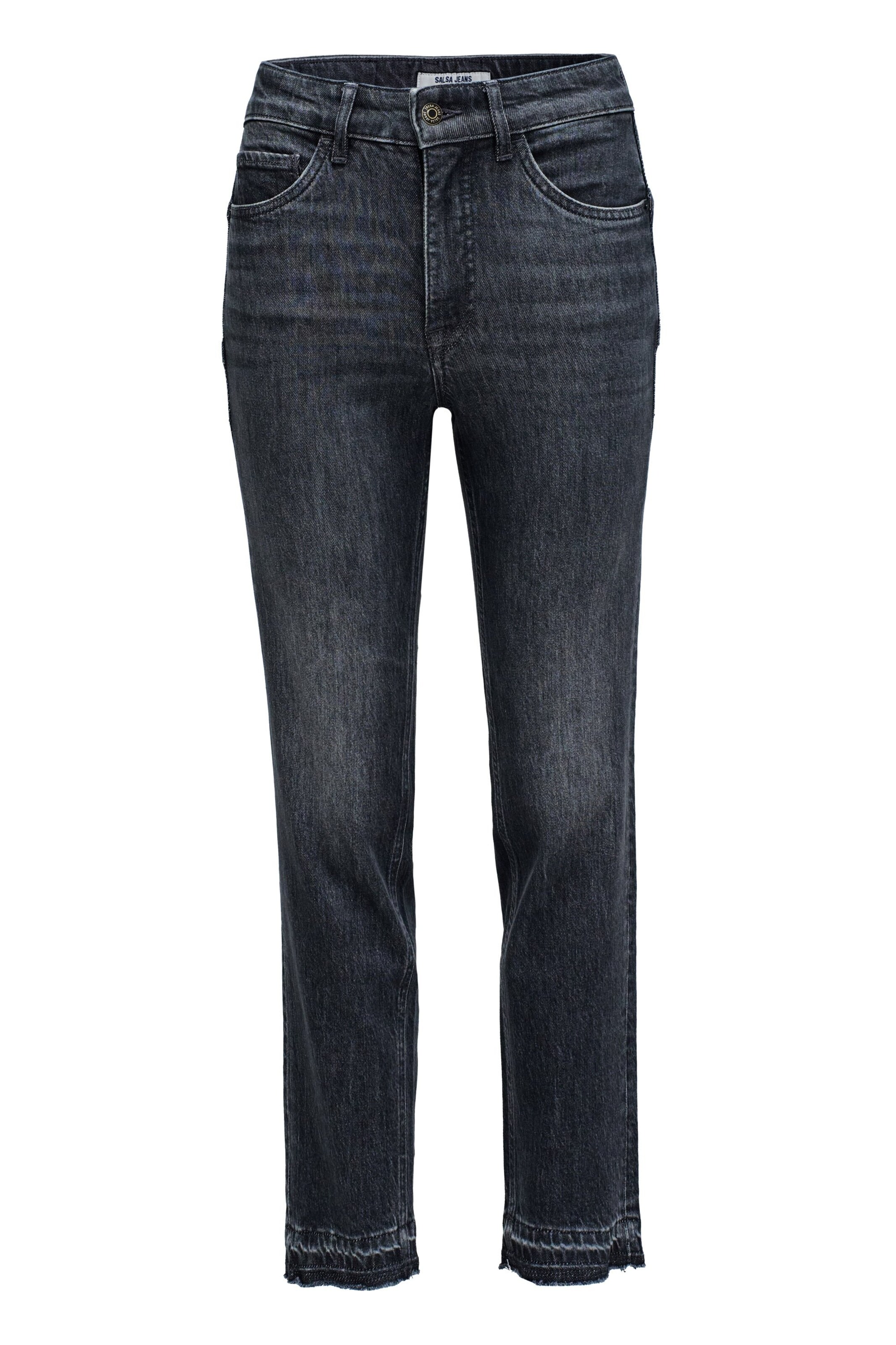 Salsa Jeans Skinny Jeans in Zwart: voorkant