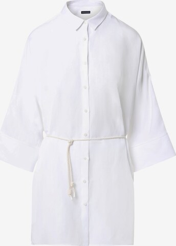 North Sails Shirt Dress in White: front