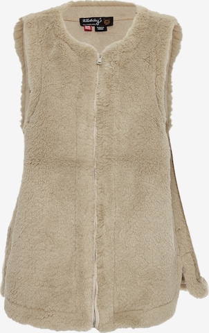 taddy Vest in Beige: front