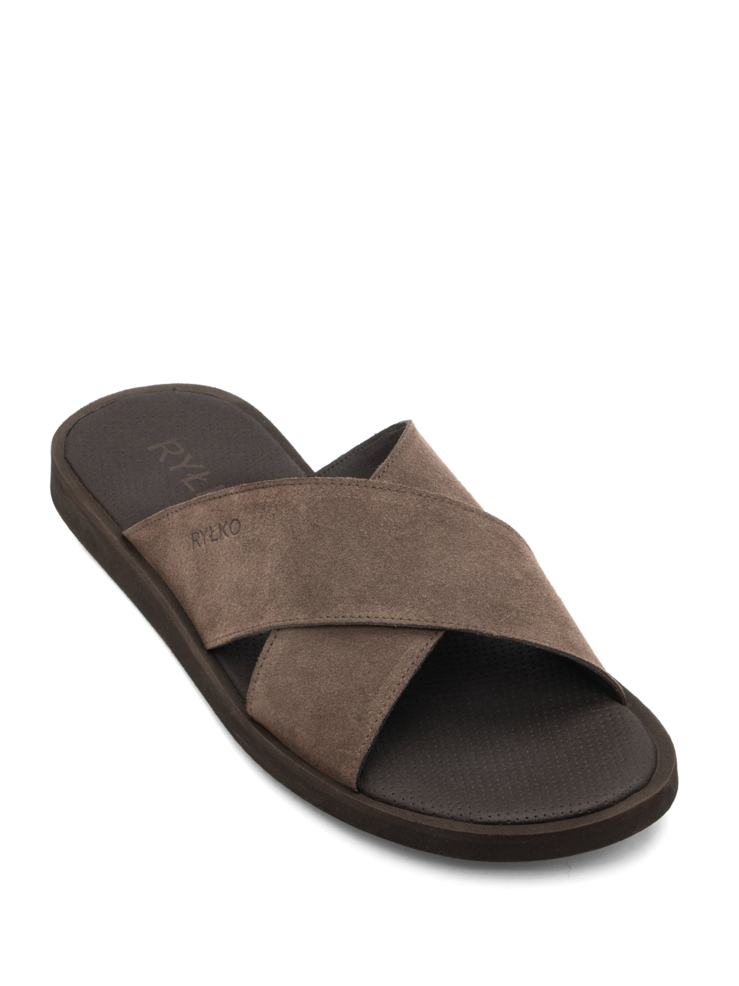 Saboți de la RYŁKO pe gri: față