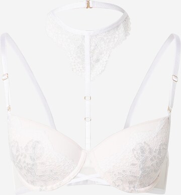 ABOUT YOU x hunkemöller High neck Behå 'Lianne' i rosa: framsida