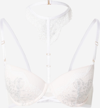 ABOUT YOU x hunkemöller Bra 'Lianne' in Pink / White, Item view