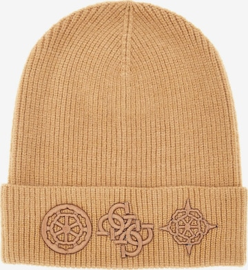 GUESS Mütze in Beige: Vorderseite