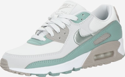 Sportbačiai be auliuko 'Air Max 90' iš Nike Sportswear, spalva – šviesiai pilka / mėtų spalva / sidabrinė / balta, Prekių apžvalga