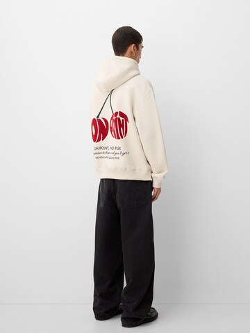 Bershka Sweatshirt in Beige