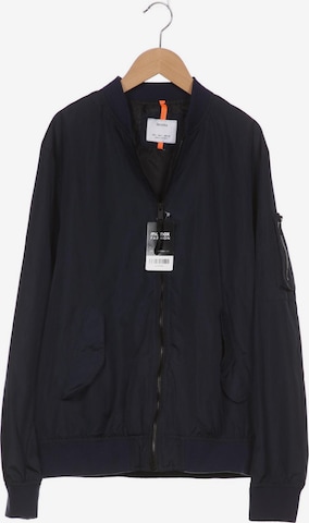 Bershka Jacket & Coat in L in Blue: front