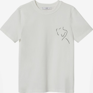 MANGO T-Shirt in Weiß: predná strana
