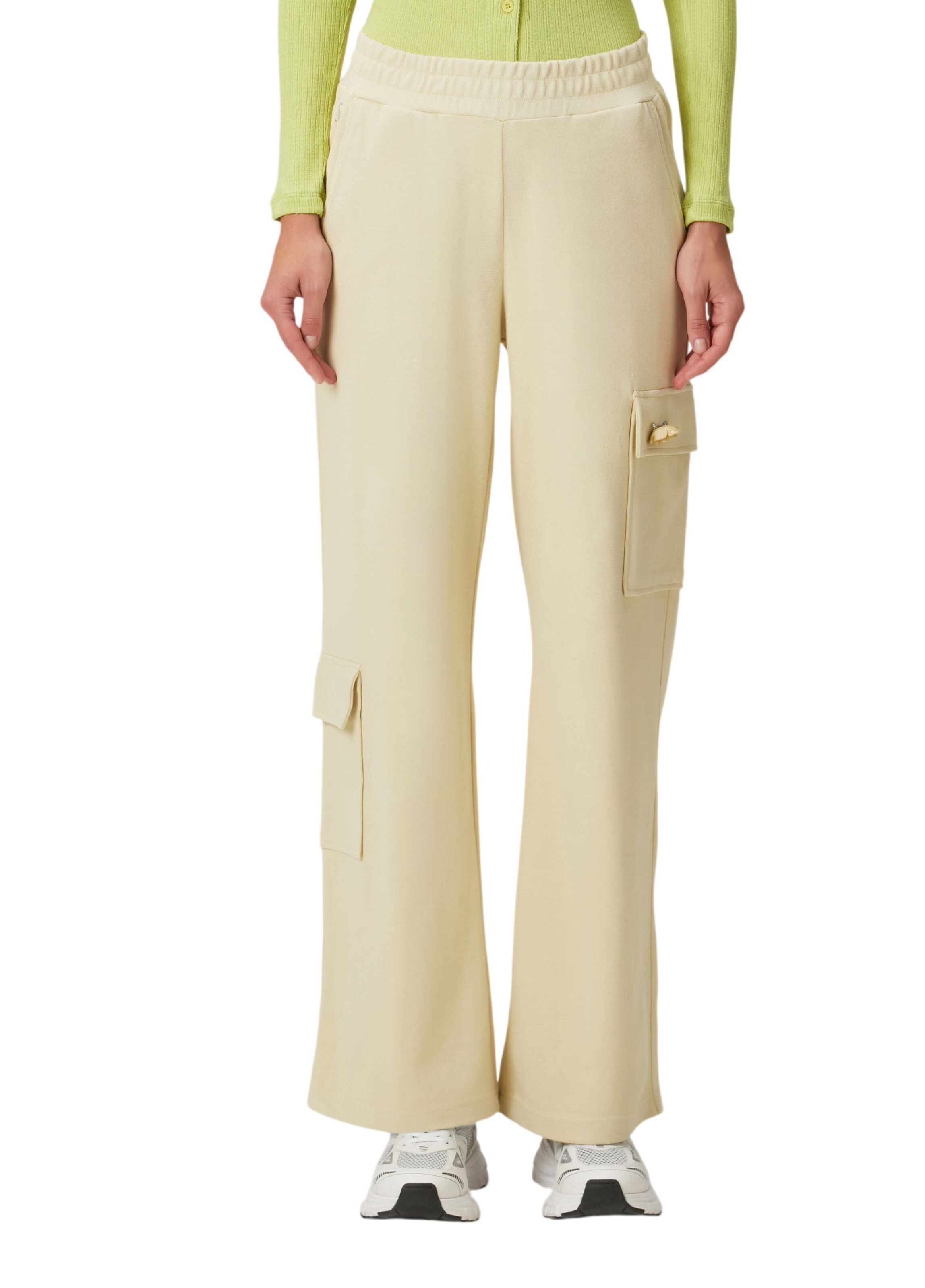 Loosefit Pantalon cargo BASSIGUE en jaune : devant