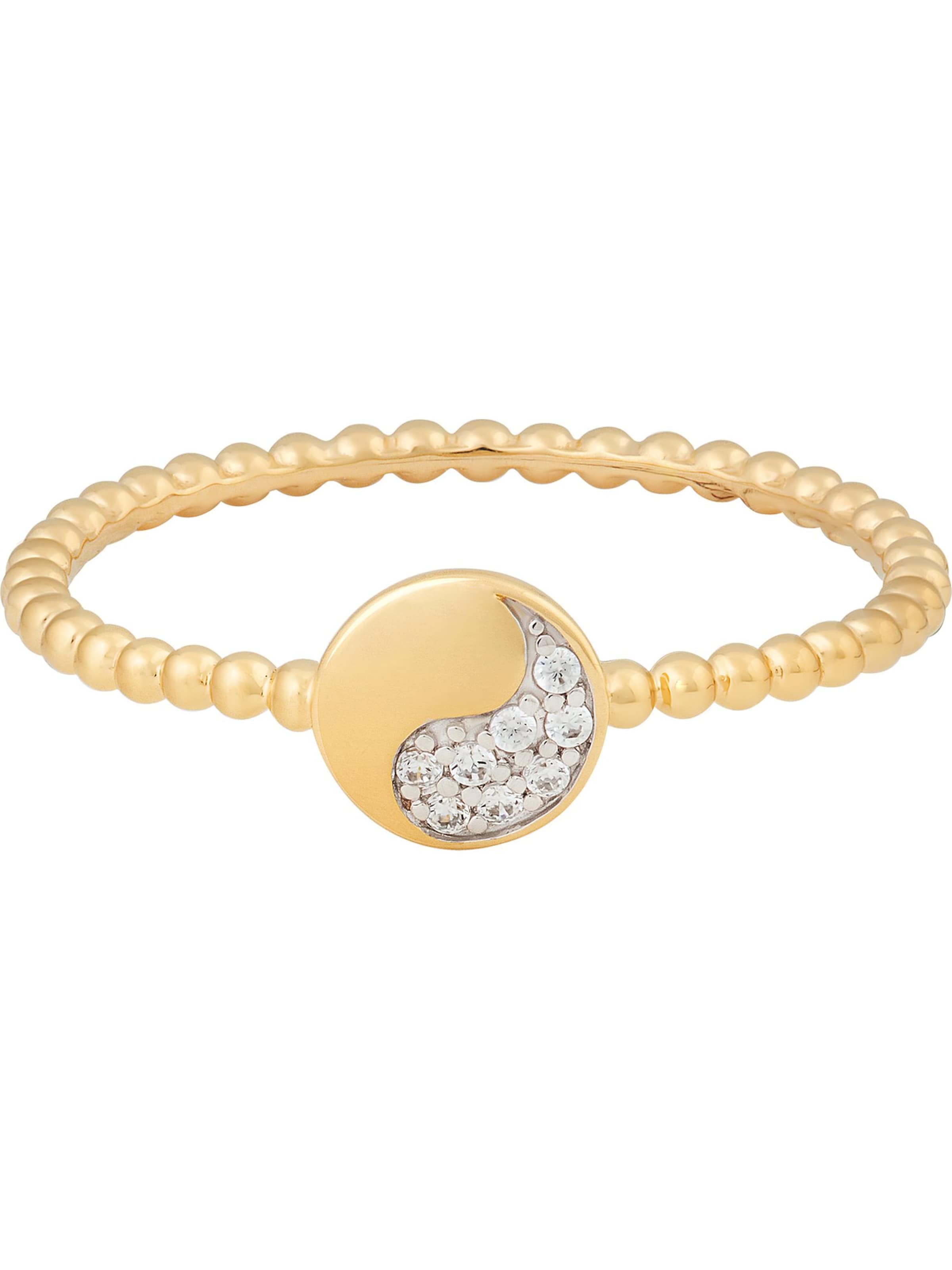 caï Ring in Gold: Vorderseite