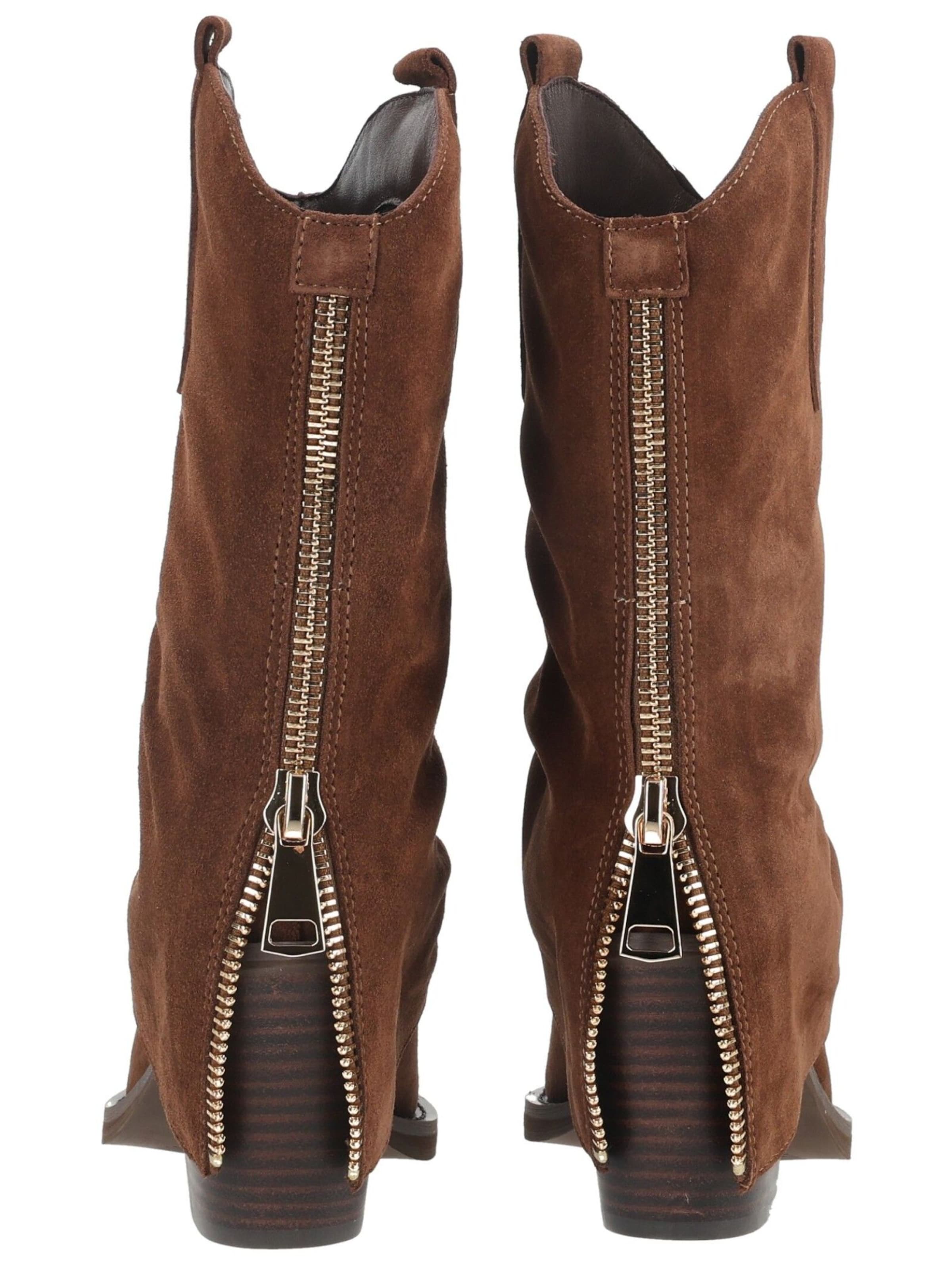 Bottes de cowboy Alma En Pena en beige