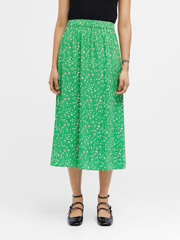 OBJECT Skirt 'EMA' in Green: front