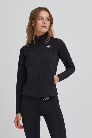 Veste de survêtement Ball en noir : devant