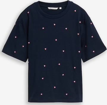 Maglietta di TOM TAILOR DENIM in blu: frontale