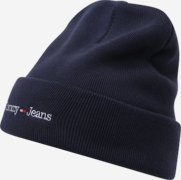 Tommy Jeans Шапка в синьо: отпред