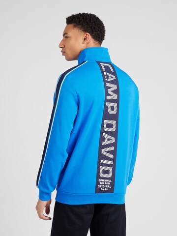 CAMP DAVID Sweatjacke in Blau