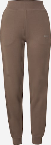 Pantalon de sport 'BRITNEY' GUESS en marron : devant