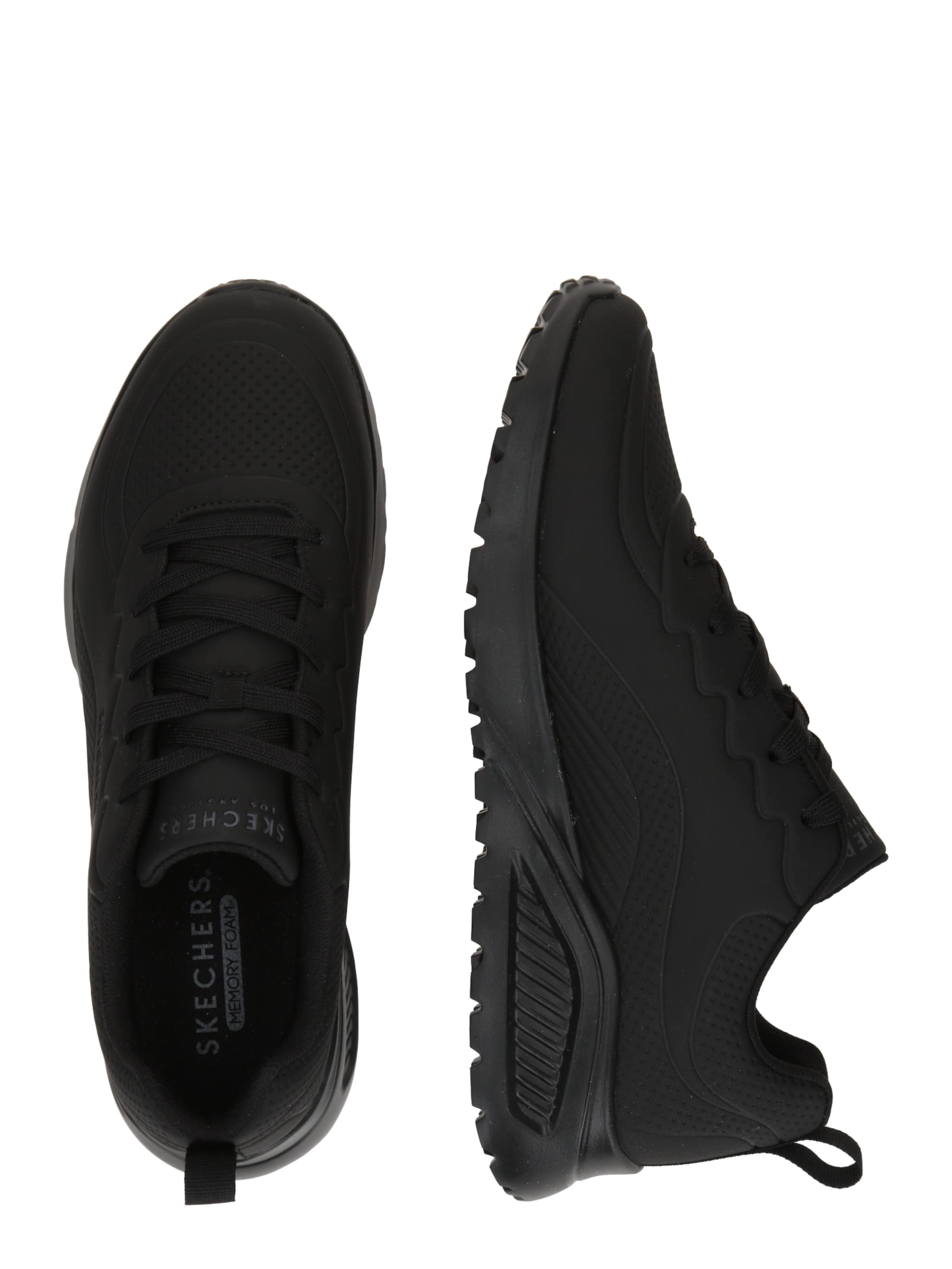 Baskets basses 'Uno Lite - Lighter One' SKECHERS en noir