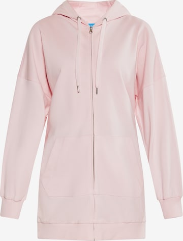 SANIKA Sweatjacke in Pink: predná strana