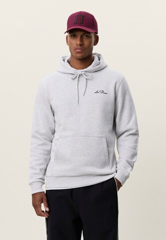 Les Deux Sweatshirt 'Signature' i grå: forside