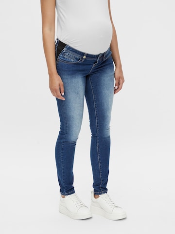 MAMALICIOUS Slimfit Jeans 'Essa' in Blauw