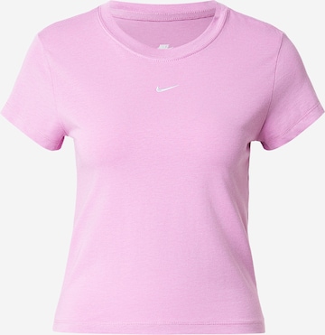 Nike Sportswear T-Shirt 'Chill' in Pink: Vorderseite