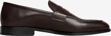 Henry Stevens Classic Flats 'Wallace PL' in Brown