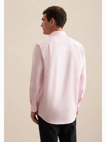 SEIDENSTICKER Comfort fit Button Up Shirt in Pink