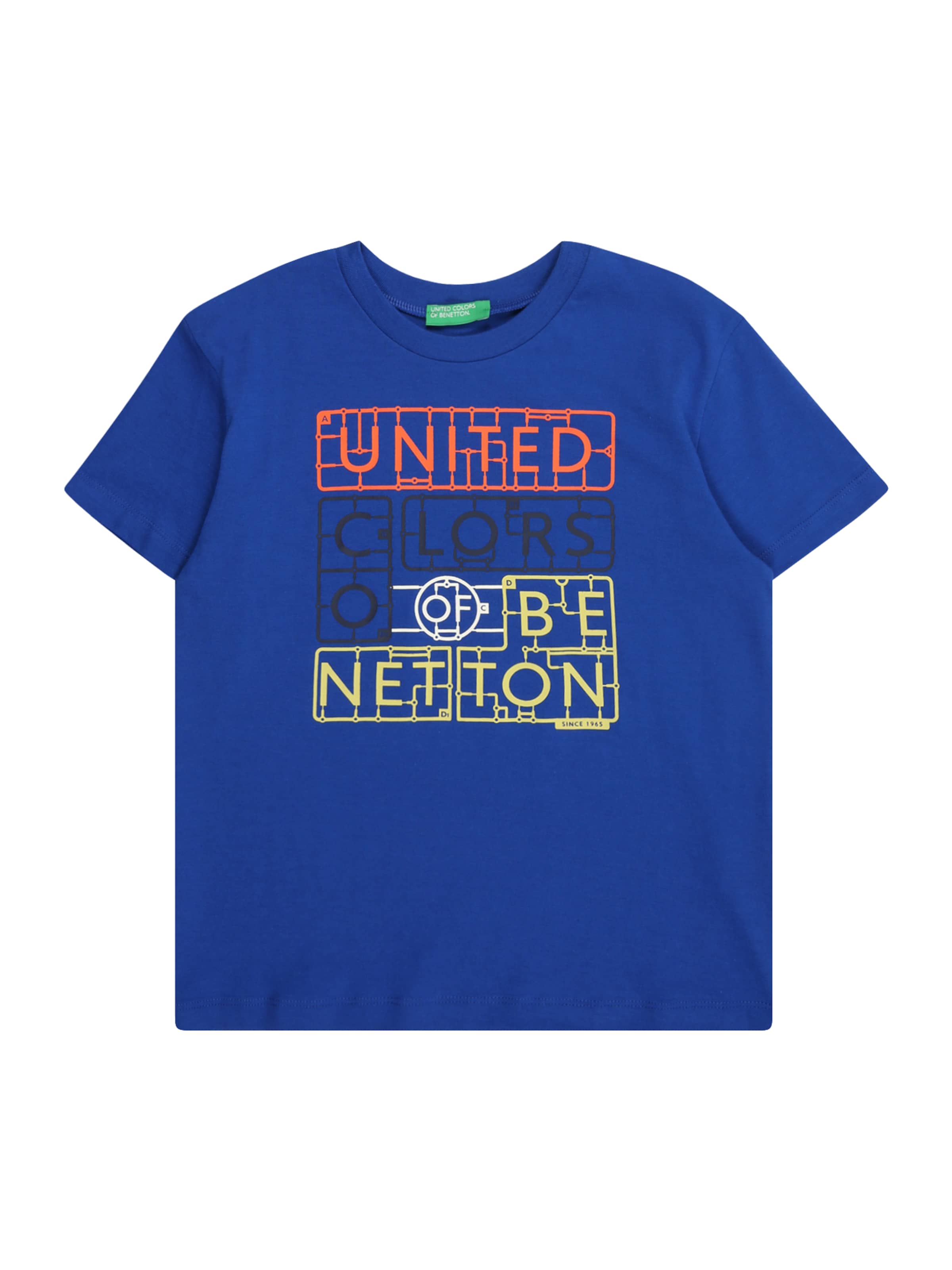 UNITED COLORS OF BENETTON Тениска в синьо: отпред