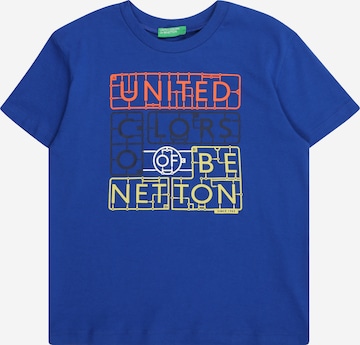 UNITED COLORS OF BENETTON Футболка в Синий: спереди