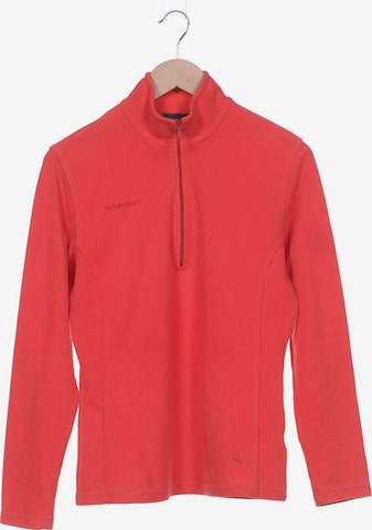 MAMMUT Sweatshirt & Zip-Up Hoodie in L in Red: front