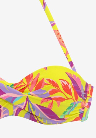 s.Oliver Bandeau Bikini Top in Mixed colors