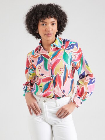 MORE & MORE Bluse in Mischfarben: Vorderseite
