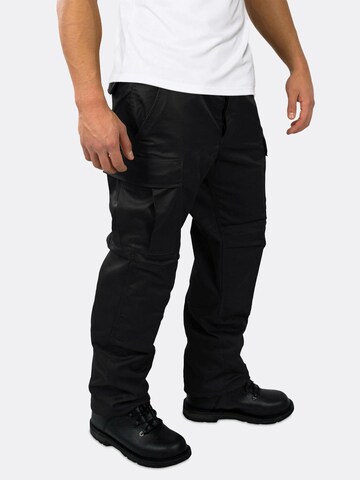 Regular Pantalon outdoor 'Trooper' normani en noir