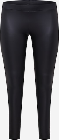 PIECES Curve Skinny Leggings in Zwart: voorkant