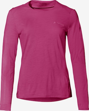 VAUDE Performance Shirt 'Yaras' in Pink: front