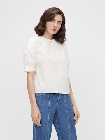 OBJECT Blouse 'Minna' in Wit: voorkant