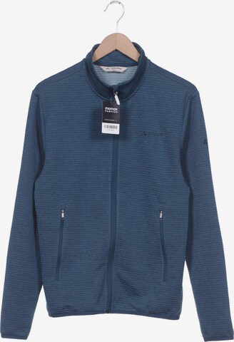 VAUDE Sweatshirt & Zip-Up Hoodie in L-XL in Blue: front