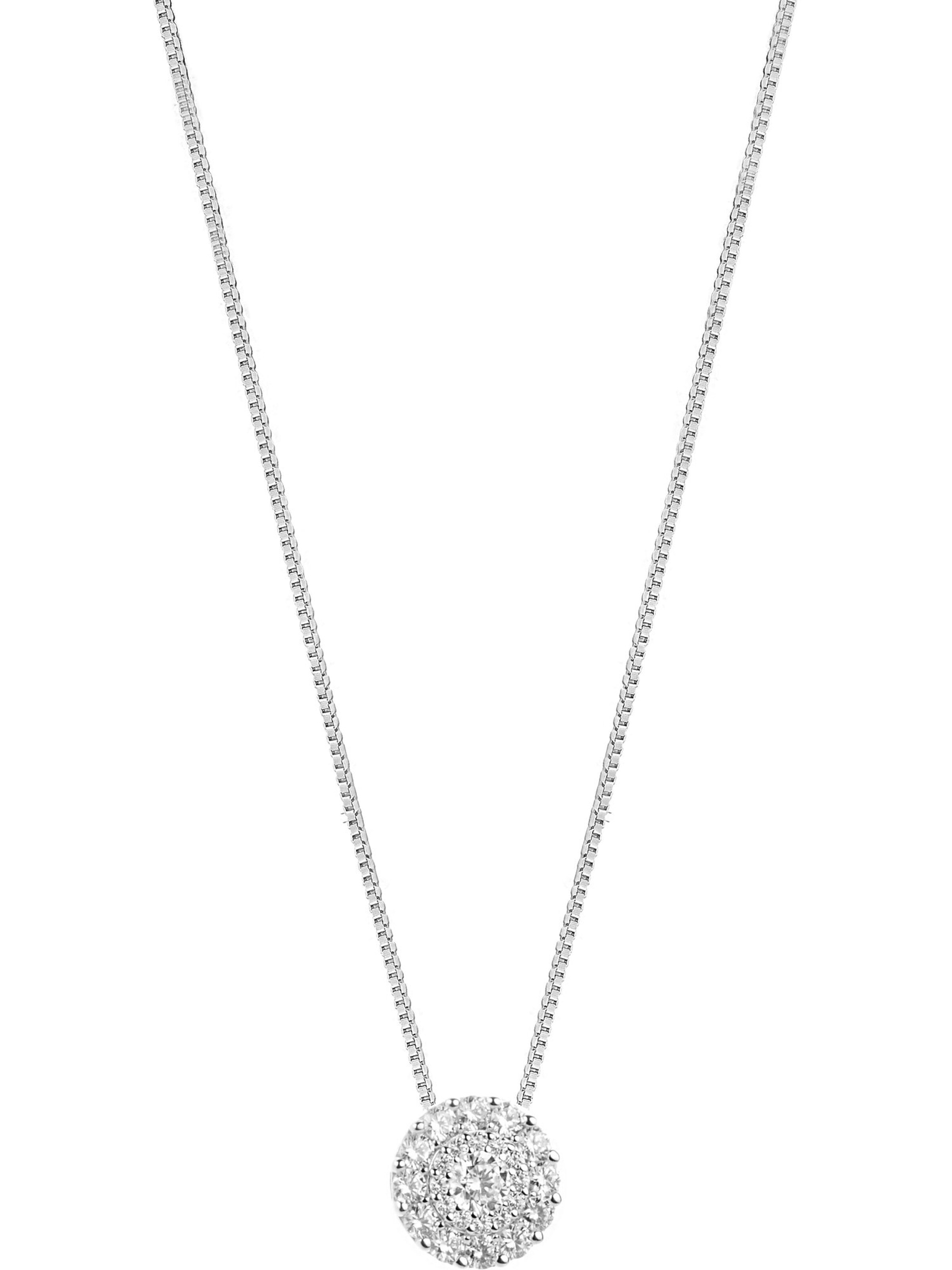 FAVS Necklace in Transparent / White, Item view