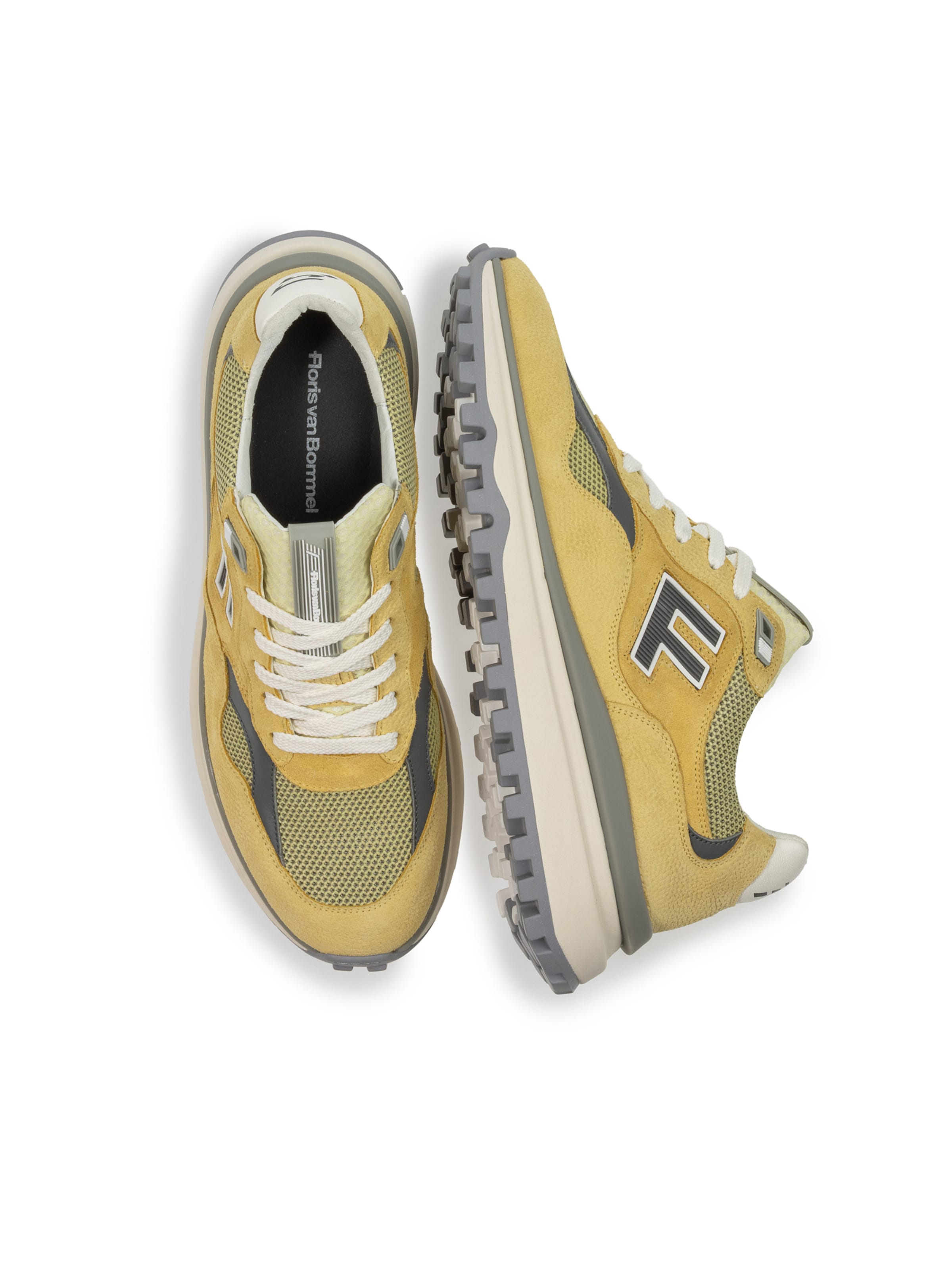 Floris van Bommel Sneakers laag 'DE GRIPPER 01' in Geel