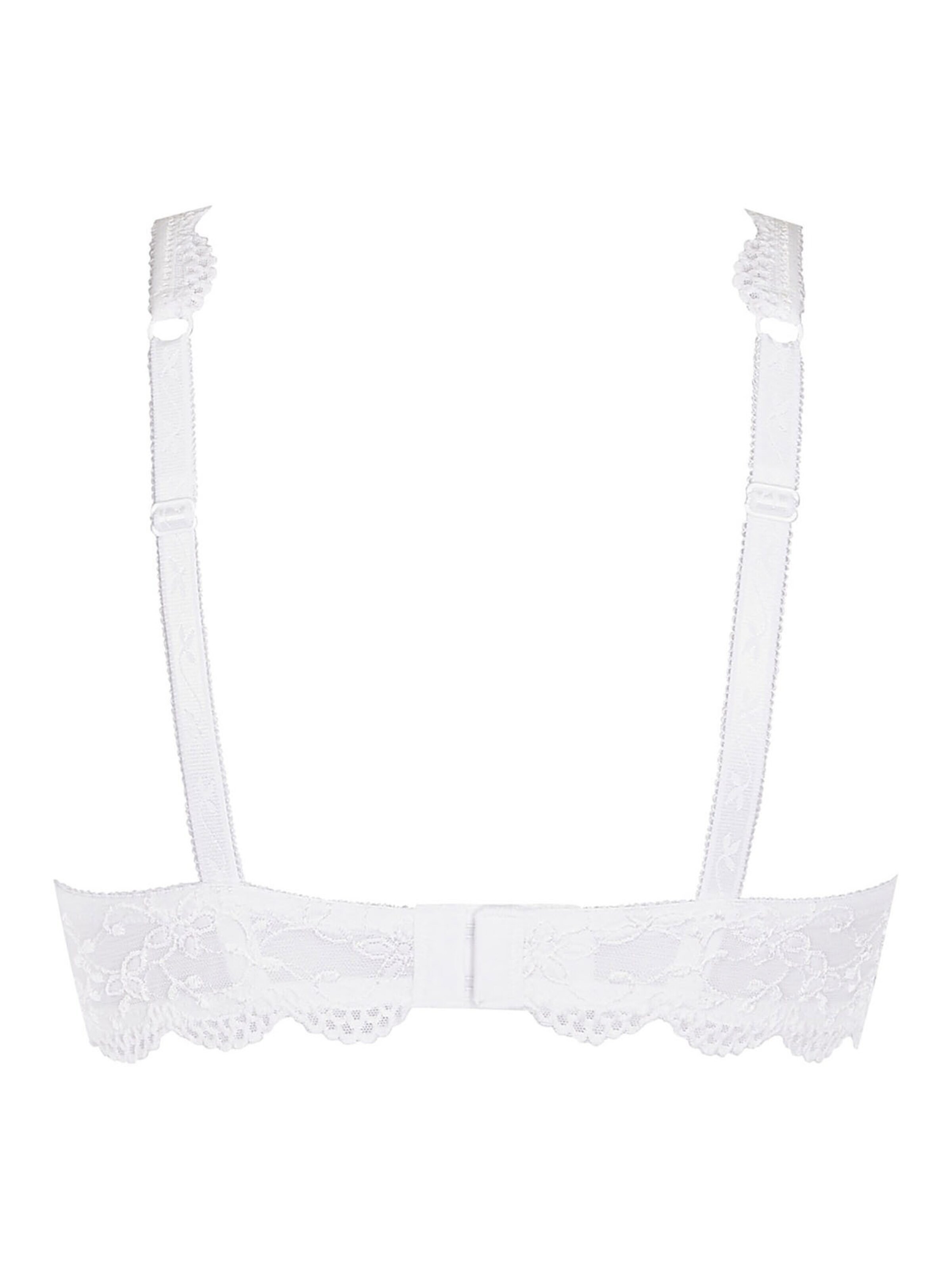 Nina von C. Classic Bra 'Silver Edition' in White