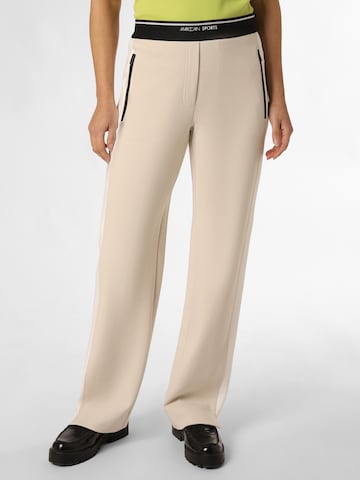 Marc Cain Loose fit Pants in Beige: front