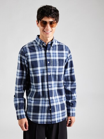GANT Regular fit Πουκάμισο 'TARTAN' σε μπλε: μπροστά