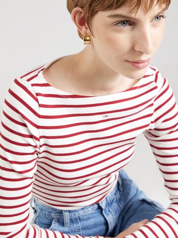 Tommy Jeans Shirt 'BRETON' in Red