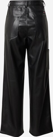 Tommy Jeans Wide leg Broek 'Daisy' in Zwart