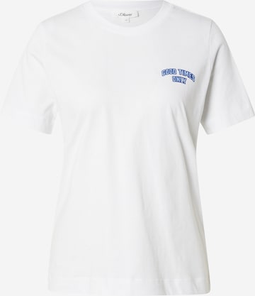 s.Oliver Shirt in White: front