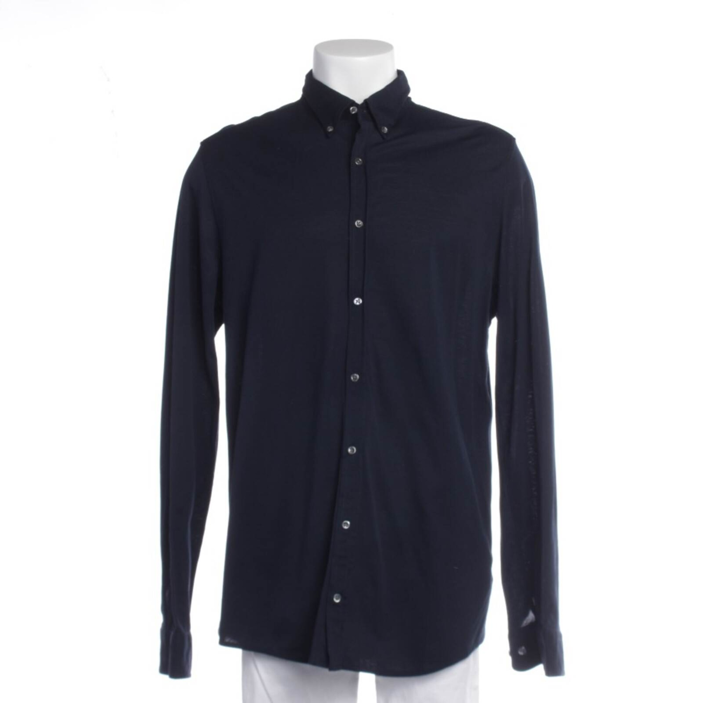 TOMMY HILFIGER Freizeithemd / Shirt / Polohemd langarm in XXL in navy, Produktansicht