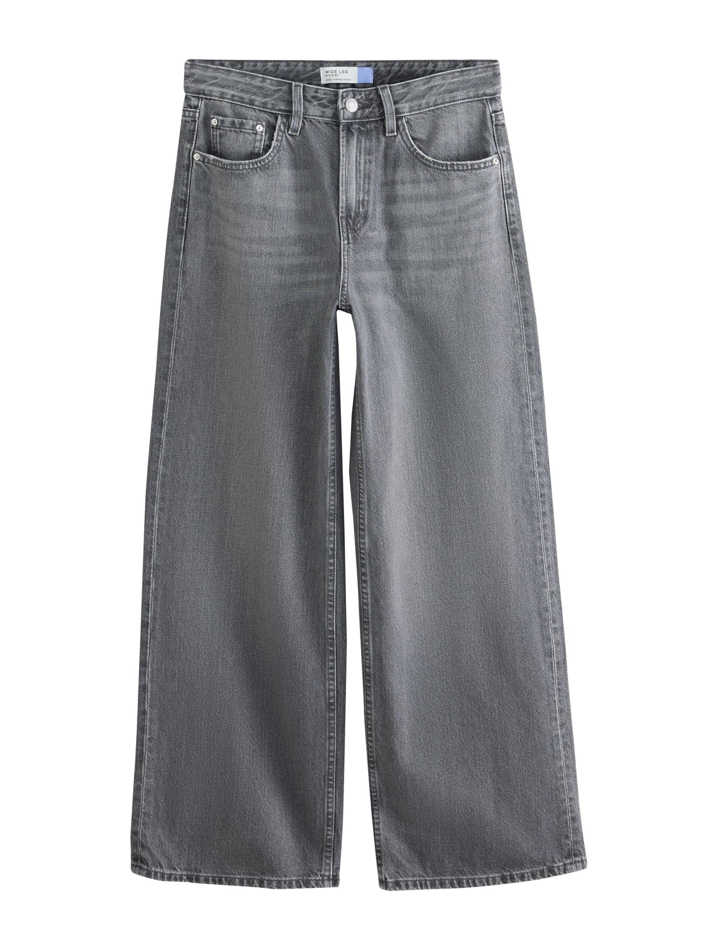 Wide Leg Jean Next en gris : devant
