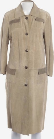 Dondup Lederjacke / Ledermantel S in Weiß: Vorderseite